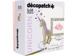 Kit Per L'artigianato Dell'unicorno - Decorare Le Figure Di Cartapesta Con Il Decoupage