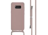 Samsung Galaxy S8 Sleeve - Silicone - Imoshion Custodia Morbida/Manicotto Con Banda/Copertura Posteriore - Rosa