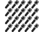 16X Bullone Ruota M14X1,5, Lunghezza Filetto: 45Mm, Collare Conico, SW17, Nero