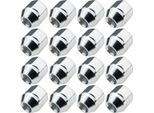 16X Dadi Ruota Aperti M12X1,5 Cono Zincato SW21 Per Opel Kia Mazda Hyundai
