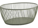 Aps 30472 Aps Brot- Und Obstkorb Svart, Oval, 200 X 150 Mm, GrüN