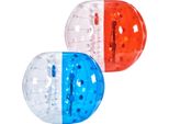 Vevor Palla Gonfiabile Bump Bumper 2 Pezzi 1,5 M X 1,2 M, Palla Di Collisione Umana, Corpo In Pvc Palla Gonfiabile Di Rimbalzo Per Attività All'aperto, Rosso + Blu + Trasparente Palla Gonfiabile Bumper