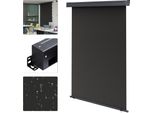 Tenda Verticale Estensibile Tenda Laterale Paravento 140X140 Cm Antracite