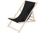 Sedia Da Spiaggia Lettino Da Spiaggia Sedia A Sdraio Lettino Da Giardino Pieghevole Lettino Prendisole Legno Nero