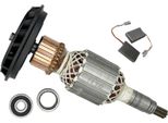 Rotore + Cuscinetti A Sfera + Spazzole Di Carbone Per Bosch GBH11DE GSH11E (1614011072)
