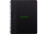 Rhodia 119915C Rhodia Greenbook Blocco College, Din A5+, Foderato, Nero
