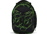 Satch Zaino Della Scuola Con Scomparto Per Laptop Match Green Supreme Nero