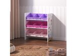 Scaffale Per Bambini 'Boiro' Con 9 Scatole Pieghevoli 60 X 62 X 30 Cm Motivo Oceano