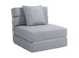 Homcom Poltrona Letto Pieghevole, Divano Letto, Poltrona Pieghevole 2 In 1 Con Funzione Letto, Poltrona Reclinabile Con Cuscino, Letto Per Ospiti Per Soggiorno, Camera Da Letto