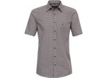 Casamoda Camicia Casual Uomo Manica Corta Kent Comfort Fit Arancione Fantasia M