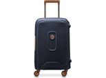 Delsey Paris Carrello Moncey 4 Double Rolls Cabin Trolley 55 Ink Blue Blu Scuro