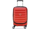 Delsey Paris Carrello Con Scomparto Per Laptop Shadow 5.0 Expandable 4DR Business Cabin Trolley 55 Intense Red Rosso