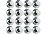 Dadi Ruota Aperta Dadi M12X1,5 Con Collare Conico SW21 Argento