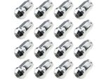 16X Dadi Ruota Cono Zincato M12X1,5 Per Chevrolet Honda Opel Toyota Volvo Kia