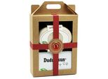 Set Regalo Rosso - Scatola Di Sapone Crema Bianca & Dudu-Osun Pure