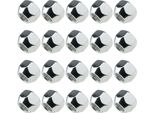 Dadi Ruota Aperta Dadi M12X1,5 Con Collare Conico SW21 Argento