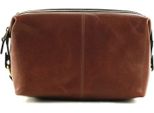 Saddler Borsa Da Toilette Braga Toiletry Bag Midbrown Marrone