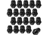 Dadi Ruota A Collare Conico Nero M12X1,5 Sw 19 Per Cerchi In Lega Originali Ford 20 Pezzi