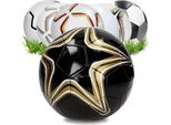 Pallone Da Calcio 'Goal' - Pallone Per Bambini E Adulti - Misura 5 Perfetto Per Segnare Gol - Pallone Sportivo Per Interni Ed Esterni - Nero/Oro