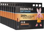 64X Duracell MN1500 Aa Mignon Batterie Optimum (8X 8Er Blister)