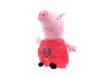 Peppa Wutz Figura Di Peluche (31 Cm) Peluche Animale Piggy Peppa Cuore Vestito