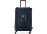 Delsey Paris Carrello Moncey 4 Double Rolls Trolley Mr 69 Ink Blue Blu Scuro