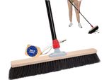 Novaliv Scopa Grande Da Sala 60 Cm Con Manico Setole Di Crine Scopa Fine Con Manico Ideale Come Scopa Da Officina Scopa Da Sala Scopa Industriale Scopa Da Casa Scopa Per Spazzare Scopa Da Camera Scopa Per Capelli Scopa Grande