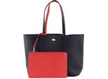 Lacoste Borsa A Tracolla Borsa Shopper Anna Shopping Bag Peacoat Salsa Blu Rosso