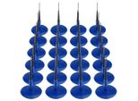 24X Corpo Di Riparazione Con Perno 6Mm Fungo Pneumatico Riparazione Pneumatici Moto Auto Camion