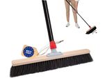 Novaliv Scopa Da Sala 40 Cm Con Manico Setole Di Crine Fine Con Manico Ideale Come Scopa Da Officina Scopa Da Sala Scopa Industriale Scopa Da Casa Scopa Per Capelli Naturale Scopa Da Camera Scopa Da Salotto Scopa Morbida