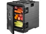 Vevor Contenitore Isolato Per Alimenti, Hot Box Da 82 Qt Per Catering, Contenitore Per Alimenti In Lldpe Con Doppie Fibbie, Scaldavivande A Caricamento Frontale Con Maniglie, Caricatore Finale Impilabile Per Ristoranti, Mense Ecc. Bla