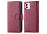 Custodia Per Cellulare Imoshion Per Apple Iphone 11 - Cover Flip A Libro - Rosso Scuro