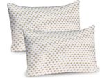 Abakuhaus Fleur De Lis Federa Per Cuscino Confezione Da 2, Simbolo Araldico Classico Occidentale Medievale Rinascimentale Con Licenza Moderna, Federa Per Cuscino Decorativa Stampata, 80X40 Cm, Sabbia Marrone E Bianco