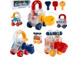 Malplay Auto Per Bambini Montessori, Gioco Di Logica 3 Pezzi, Giocattolo Sensoriale, Giocattolo Educativo Per Bambini Dai 18 Mesi, Giocattolo Per Bambini