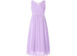 Ragazze Principessa Abito Da Sera Dimensioni 152 Cm Festive Lungo Flower Girl Dress Wedding Beaded Bow Chiffon Dress