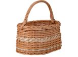 Cesto Della Spesa In Vimini / Cesto Regalo 40X27H20/43 Cm