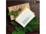 Set Di Stencil Foresta Invernale - Con Motivi Natalizi 2 Pezzi