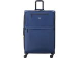 Delsey Paris Carrello Maubert 2.0 4 Double Rolls Expandable Trolley Wp 79 Marine Blue Blu Scuro