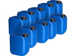 Plasteo® 10 Taniche Da 5 Litri Blu Taniche Per Acqua Da Campeggio Taniche Per Alimenti Bpa Free Gastronomia Commerciale Campeggio Caravan Indoor Outdoor