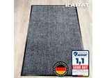 Tappeto Antisporco Zerbino Dura Con Fondo Antiscivolo Antracite 50 X 80 Cm