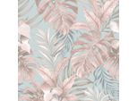 Muriva - Carta Da Parati "Teeva"", Verde Scuro AG2227 (10 M X 53 Cm) (Rosa)"