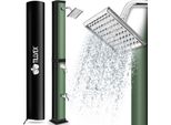 Tillvex Doccia Solare 40 Litri Nero/Verde Inclusa Copertura Protettiva Doccia Da Giardino Doccia Da Piscina Doccia Da Campeggio Doccia Solare Da Esterno Doccia A Pioggia