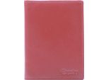 Esquire Caso Di Identificazione Silk 02 Passport Case Red Rosso Scuro