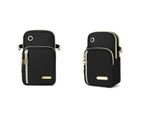 Inf Borsa A Tracolla In Tessuto Oxford Nero