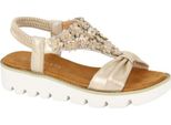 Cipriata - Damen Sandalen "Salvia"" DF2418 (42 Eu) (Gold)"
