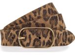 Vanzetti Pelle Cintura Leather Belt W80 Taupe - Dark Brown Multicolore