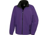 Result Core - Giacca Softshell Stampata Da Uomo PC7178 (4XL) (Viola/Nero)