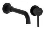 Rubinetto Da Incasso Rea Lungo Long Black Mat + Box