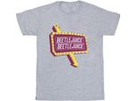 Beetlejuice - Maglietta "Beetlesign"" Per Bambini/Donne Unisex RO11090 (S) (Grau)"