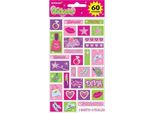 Amscan - Foglia Con Adesivi "Princess Pretty"" Confezione Da 2 SG34031 (Taglia Unica) (Verde/Rosa/Viola)"